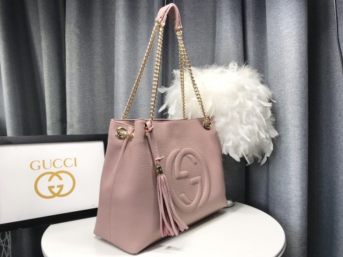Gucci Womens Bags Shoulder Handbags Luxury Brand Gucci Double G Chain Shoulder Bags Totes  