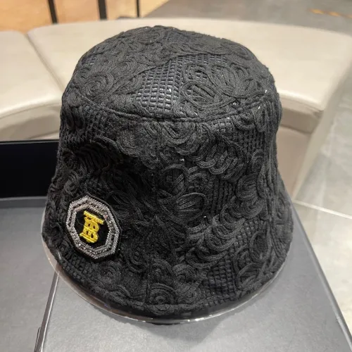 Burberry Womens Cap Bucket Hat Luxury Brand with Original Box  