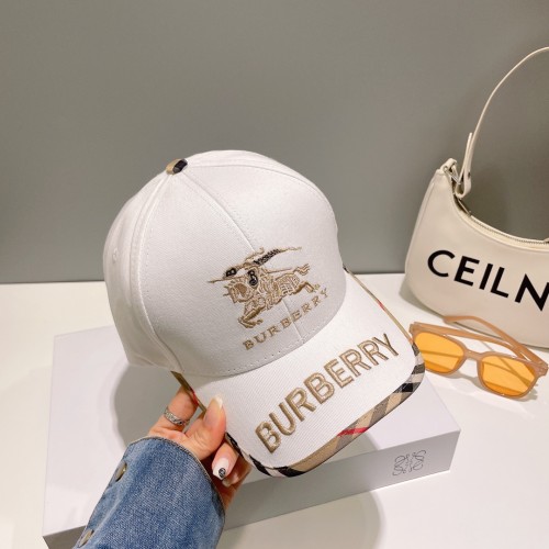 Burberry Womens Mens Cap Baseball Hat Luxury Brand with Original Box  