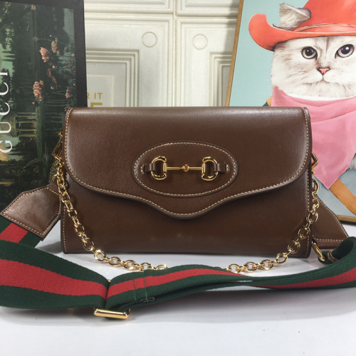 Gucci Womens Bags Luxury Brand Gucci Horsebit 1955 small bag in GG Supreme with Original Box 677286 HUHHX 9759