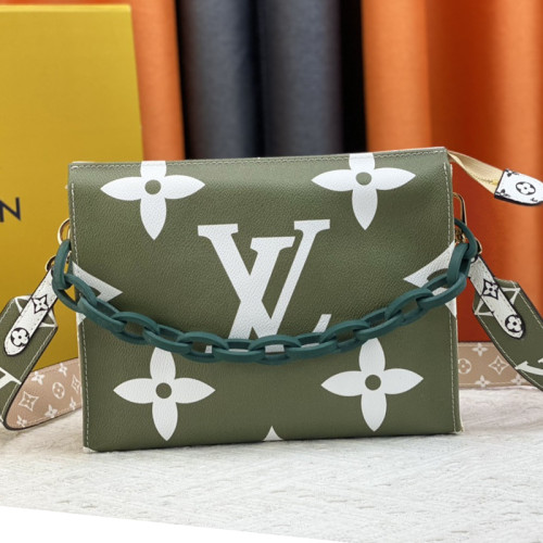 Louis Vuitton Mens Womens Unisex Bags Clutch Luxury Brand Fashion Type Pochette Voyage M47545 with Original Box