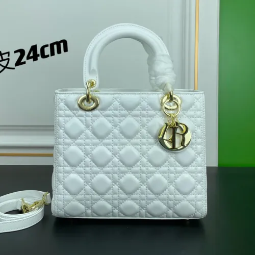Dior Womens Bags Handbags Luxury Fashion MINI LADY DIOR BAG M0505OWCB_M323 with Original Box  