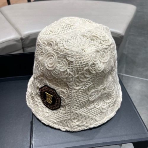 Burberry Womens Cap Bucket Hat Luxury Brand with Original Box  