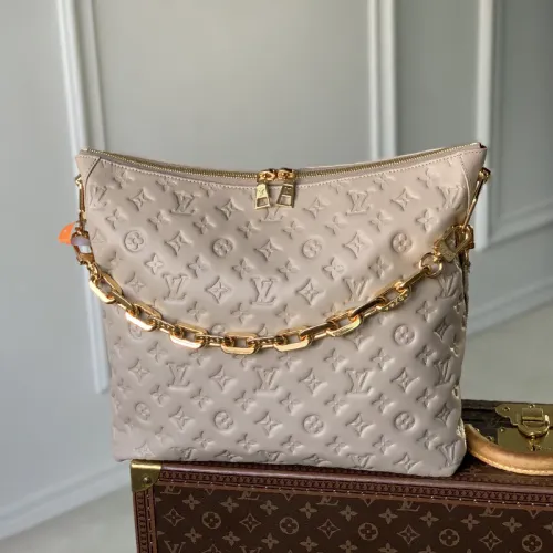 Louis Vuitton Womens Bags Messenger Shoulder Bags Luxury Brand Coussin Hobo MM M12072 with Original Box
