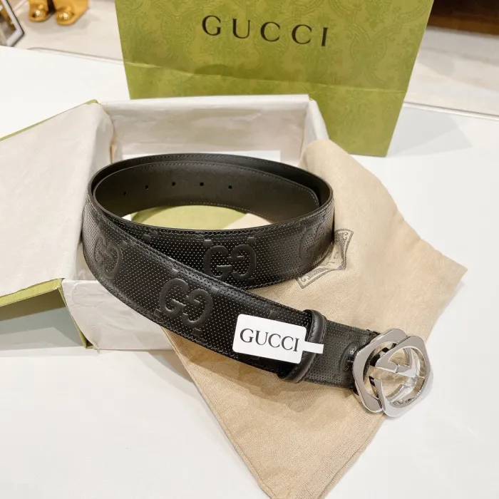 Gucci Mens Belt Luxury Brand Design Fashion Type with Original Box