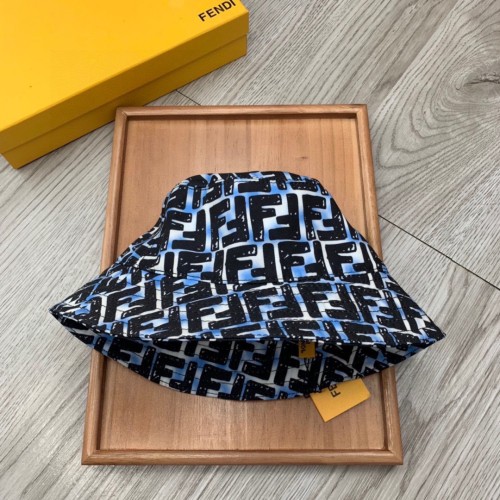 Fendi Men Womens Bucket Hat Luxury Brand Design Fendi Cap with Original Box  