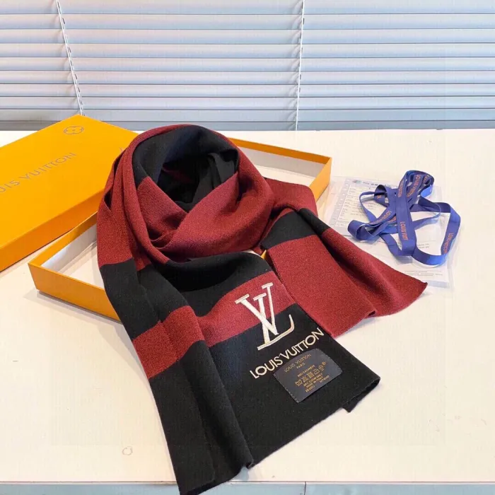 Louis Vuitton Scarves Men Womens Fashion Scarf with Original Box   
