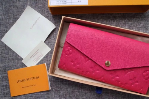 Louis Vuitton Mens Womens Wallets Purse Luxury Brand Designer SARAH WALLET M61182 with Original Box