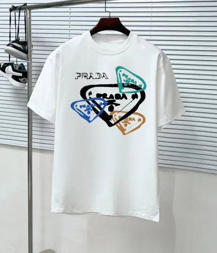Prada Luxury Brand Men Womens Short Sleeve T-Shirt   