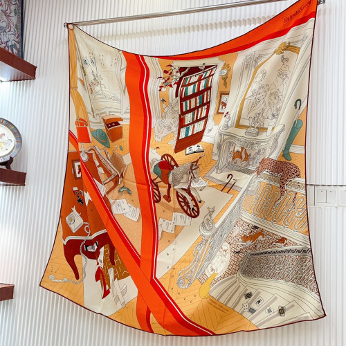 Hermes Scarves Womens Fashion Scarf Shawl 120