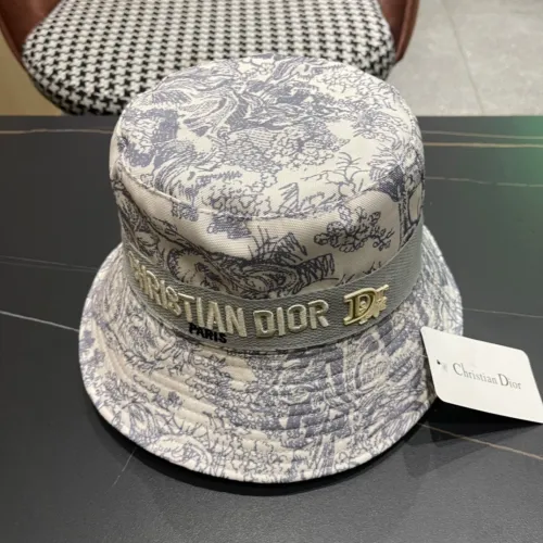 Dior Men Womens Bucket Hat Luxury Brand Design Dior Cap with Original Box  