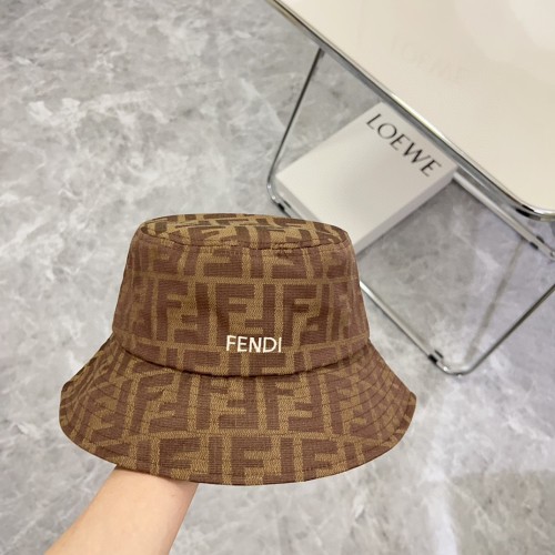 Fendi Men Womens Bucket Hat Luxury Brand Design Fendi Cap with Original Box  
