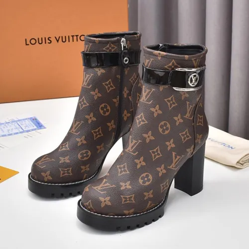 Louis Vuitton Women Shoes Boots Luxury Brand WESTSIDE ANKLE BOOT 1AABVW with Original Box