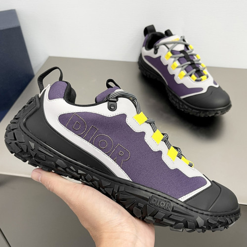 Dior Mens Shoes Sneakers Luxury Brand B28 SNEAKER DIORIZON DERBY SHOE Dior Oblique Jacquard and Rubber with Original Box 3SN277ZJW_H969