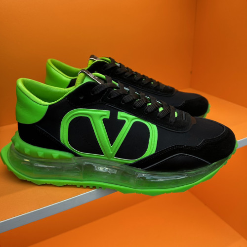 Valentino Garavani Mid-Top Calfskin VL7N Sneaker With Bands Mens Shoes Sneakers Luxury Brand with Original Box  