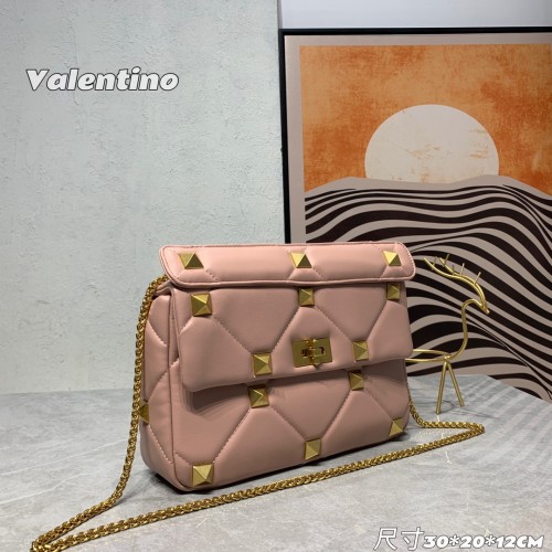 Valentino Womens Bags Crossbody Bags Handbags Luxury Brand Valentino Garavani Roman Stud with Original Box V009083#  