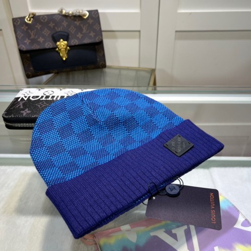 Louis Vuitton Womens Mens Cap Knit Hat Luxury Brand with Original Box  
