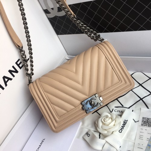 Chanel Womens Bags Crossbody Bag Luxury Brand Le Boy Chanel Handbag with Original Box