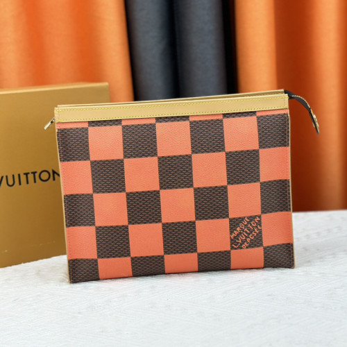 Louis Vuitton Mens Womens Bags Clutch Luxury Brand Fashion Type POCHETTE VOYAGE MM M80803 with Original Box  
