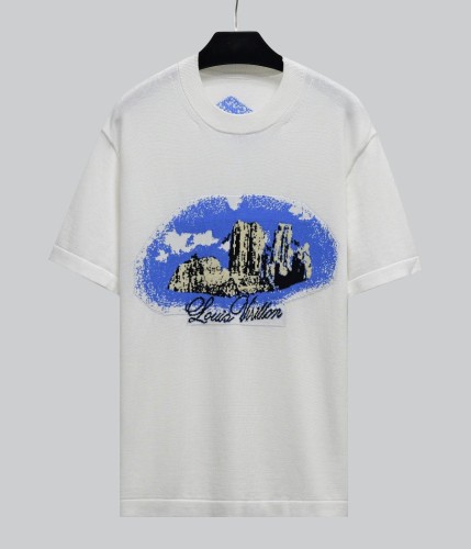 Louis Vuitton Luxury Brand Men Womens Short Sleeve T-Shirt   