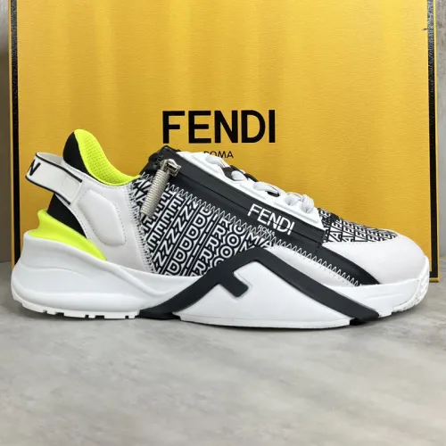 Fendi Mens Shoes Fashion Sneakers Luxury Brand Casual Fendi Flow Low-Top Sneakers Shoes for Men with Original Box Whatsapp 