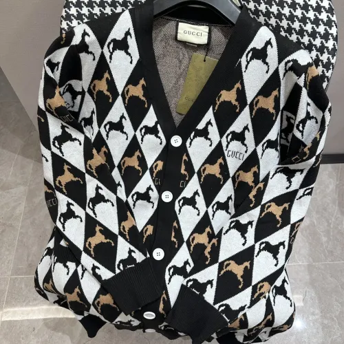 Gucci Cardigan Men Womens Knit Cardigan Luxury Brand Womens Knitwear Top Quality   