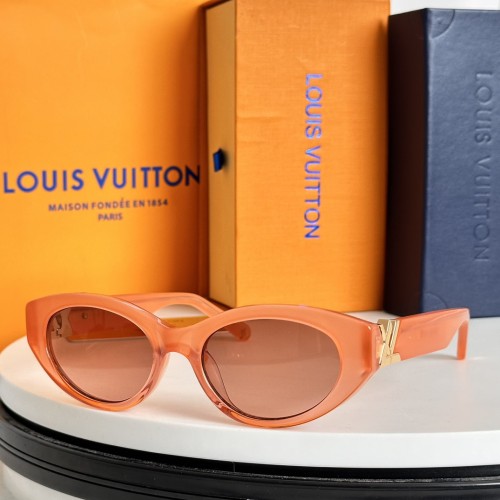 Louis Vuitton Sunglasses Luxury Brand Men Womens Sunglasses LV GO-14 Cat Eye Sunglasses with Original Box  Z2104W