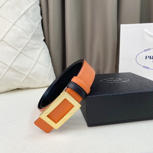 Prada Mens Belt Luxury Brand Fashion Men Belts with Original Box