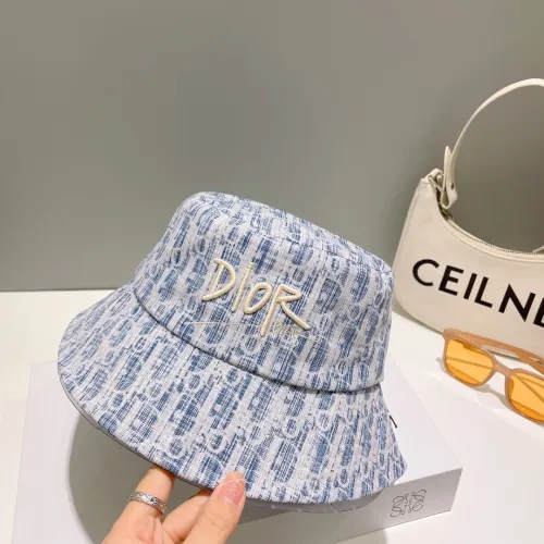 Dior Men Womens Bucket Hat Luxury Brand Design Dior Cap with Original Box  