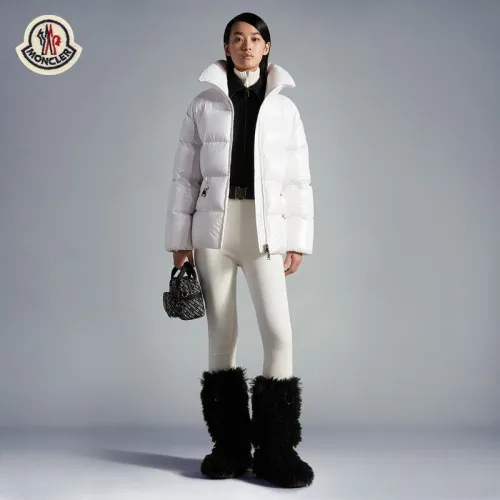 Moncler Design Womens Winter Windprood Down Jackets Keep Warm 90% White Duck Down