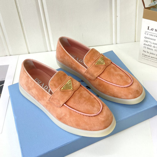 Prada Womens Shoes Casual Luxury Brand Fashion Loafers for Women with Original Box Whatsapp 