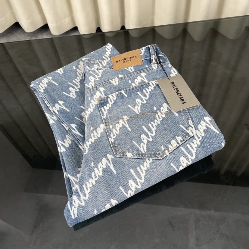 Balenciaga Luxury Brand Women Mens Pant Jeans with Original Box   