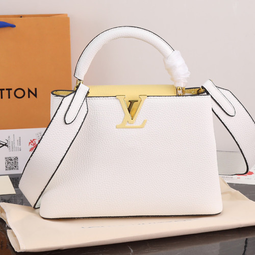 Louis Vuitton Womens Bags Handbags Luxury Brand CAPUCINES BB Leather Messenger Shoulder Bags M52689