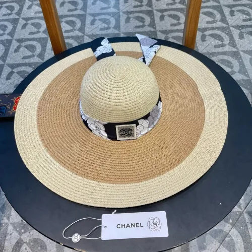 Chanel Womens Hats Luxury Brand Straw Hat with Original Box  