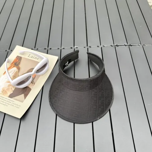 Fendi Womens Visor Hat Luxury Brand Design Fendi Cap with Original Box  