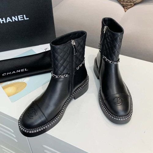 Chanel Womens Shoes Boots Luxury Brand Design with Original Box Women Fashion Ankle Boots Booties