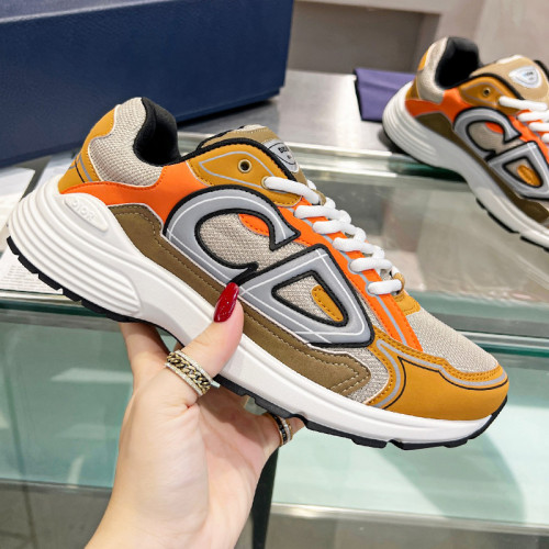 Dior Mens Shoes Sneakers Luxury Brand B30 SNEAKER Mesh and Technical Fabric with Original Box 3SN279ZRA_H840