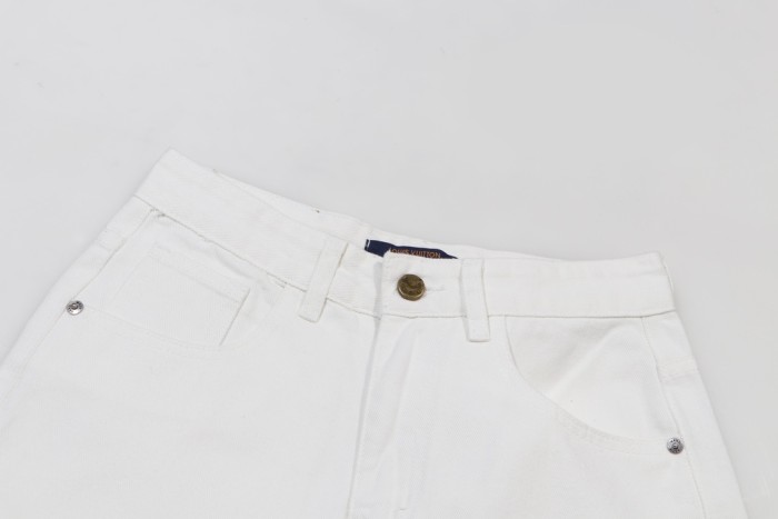 Louis Vuitton Luxury Brand Women Mens Pant Jeans   H539