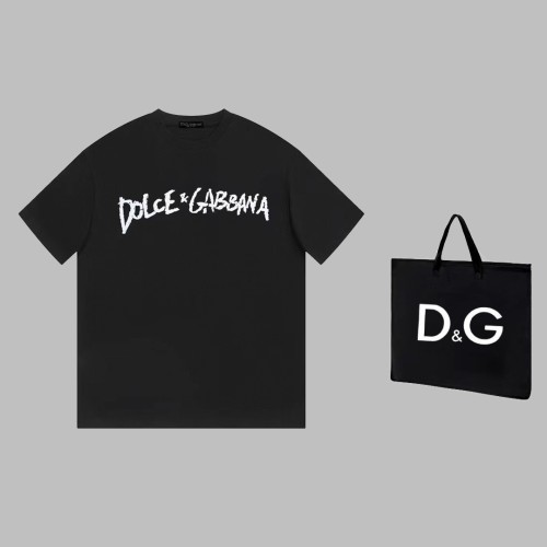 Dolce&Gabbana Luxury Brand Women Mens Short Sleeve T-Shirt   