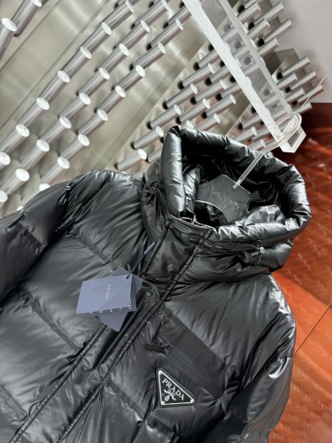 Prada Men Womens Coat Down Jacket Luxury Brand Mens Jacket Top Quality   