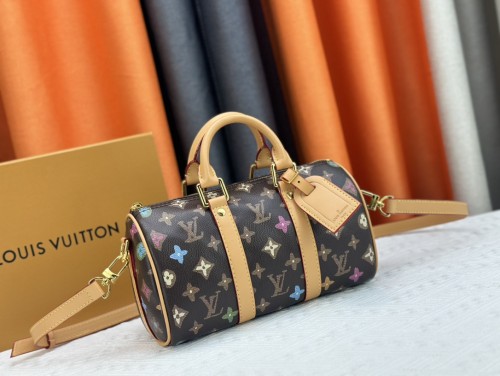 Louis Vuitton Womens and Mens Unisex Bags Luxury Brand LV Keepall Bandoulière 25 Fashion Design Travel Bag