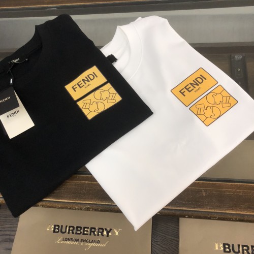Fendi Luxury Brand Women Mens Short Sleeve T-Shirt   