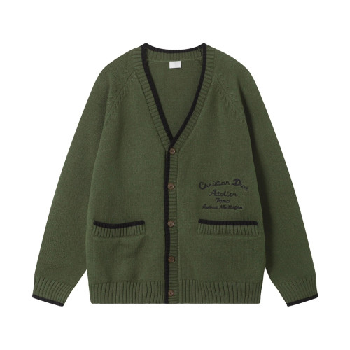 Dior Men Womens Sweater Knitwear Luxury Brand Mens Knit Cardigan Top Quality   