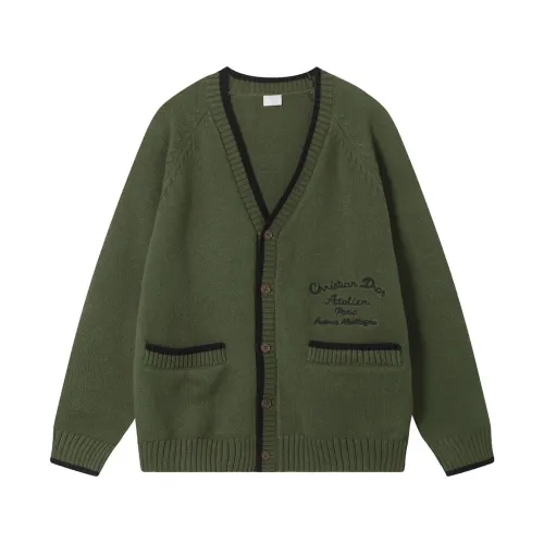Dior Men Womens Sweater Knitwear Luxury Brand Mens Knit Cardigan Top Quality   