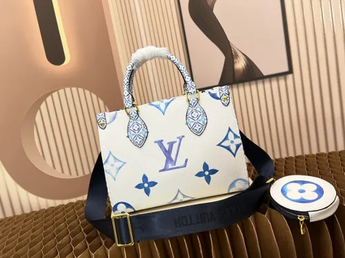 Louis Vuitton Womens Bags Handbags Luxury Brand LV ONTHEGO PM M58956 Handbags for Women with Original Box  