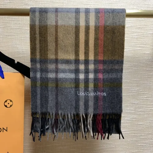Louis Vuitton Scarves Men Womens Fashion Scarf with Original Box   