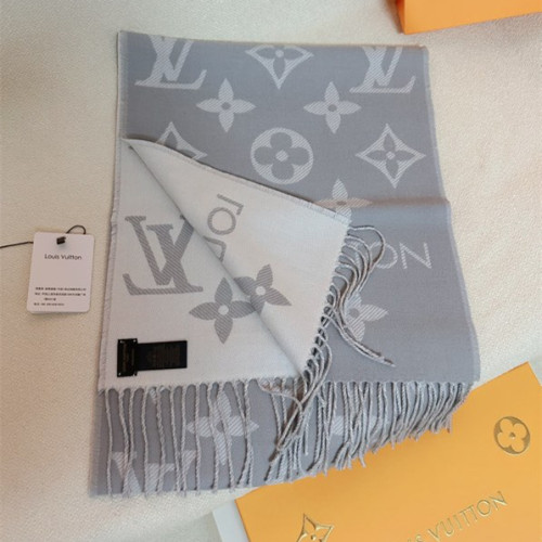 Louis Vuitton Scarves Men Womens Fashion Scarf with Original Box   
