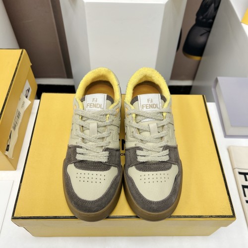 Fendi Mens Shoes Fashion Sneakers Luxury Brand Casual Fendi Trainer Sneakers Match Basse Shoes for Men with Original Box