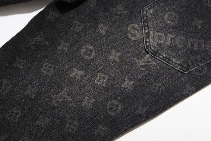 Louis Vuitton Luxury Brand Women Mens Pant Jeans   