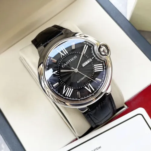 Cartier Mens Watch Luxury Brand Design Fashion Type with Original Box